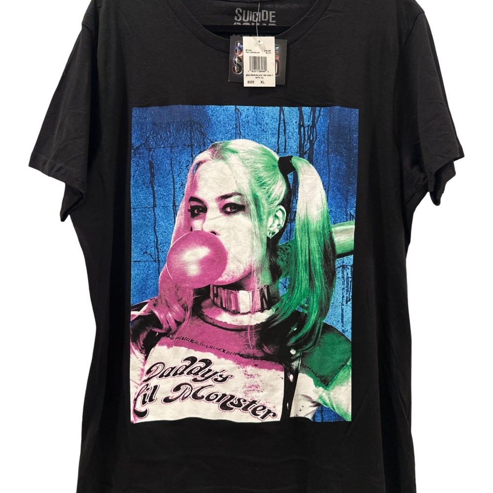 Harley Quinn Black Graphic T-Shirt